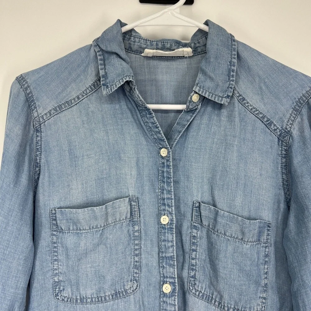 Abercrombie & Fitch Shirt Chambray Button Down Long Sleeve_2
